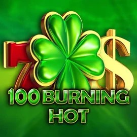 100 Burning Hot online game logo by Amusnet Interactive on lippybingo.net