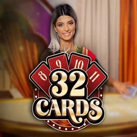 32 Cards logo by Ezugi at Lippy Bingo