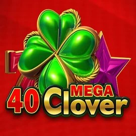 Slots logo of 40 Mega Clover from Amusnet Interactive at Lippy Bingo