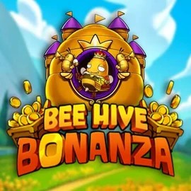 Logo of Bee Hive Bonanza from NetEnt at Lippy Bingo