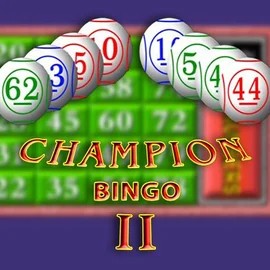 Official Bingo logo: Champion Bingo II by FBM at Lippy Bingo