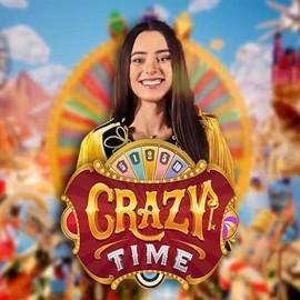 Crazy Time by Evolution, showcased at lippybingo.net – game logo