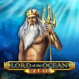 Official Slots logo: Lord Of The Ocean Magic by Novomatic at Lippy Bingo