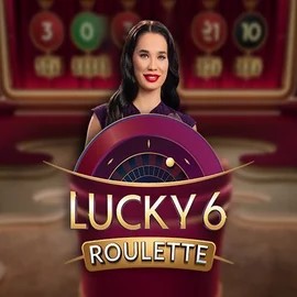 Lucky 6 Roulette logo – Live Casino by Pragmatic Play at Lippy Bingo