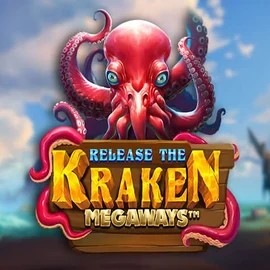 Slots logo of Release the Kraken Megaways from Pragmatic Play at Lippy Bingo
