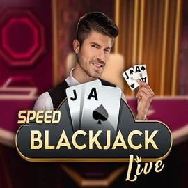 Live Casino logo of Speed Blackjack from Pragmatic Play at Lippy Bingo